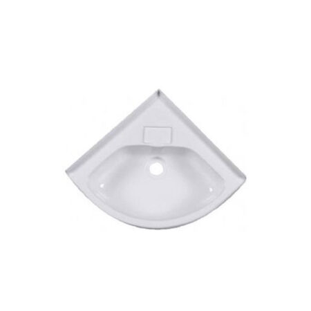 Corner Sink 14" x 14" White