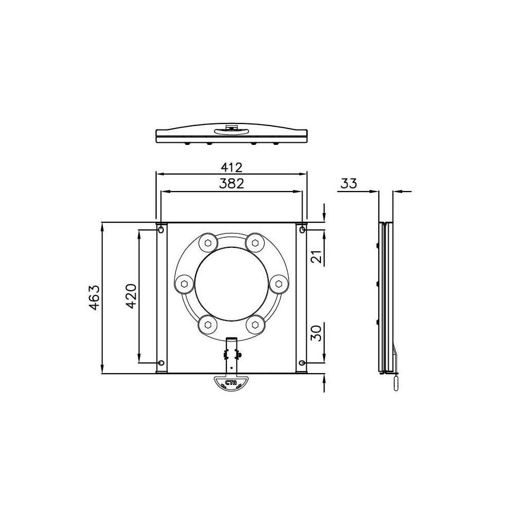 Renault Master Swivel Base for Electronic Handbrake 2011 on